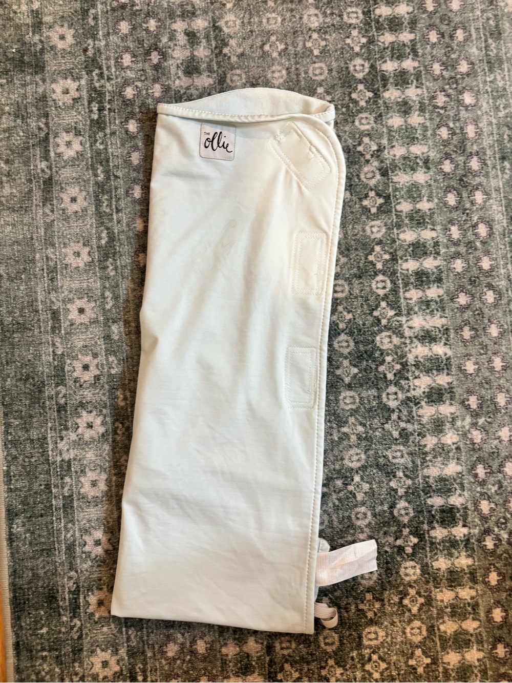 Olli White Baby Sleep Swaddle Wrap